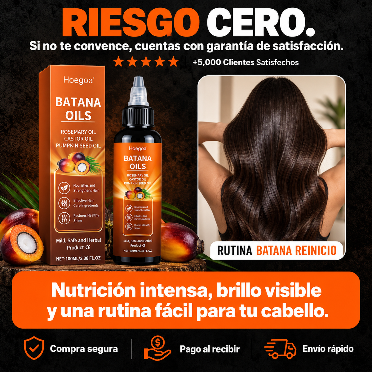 Batana Reinicio Capilar – Aceite Nutritivo 100 ml